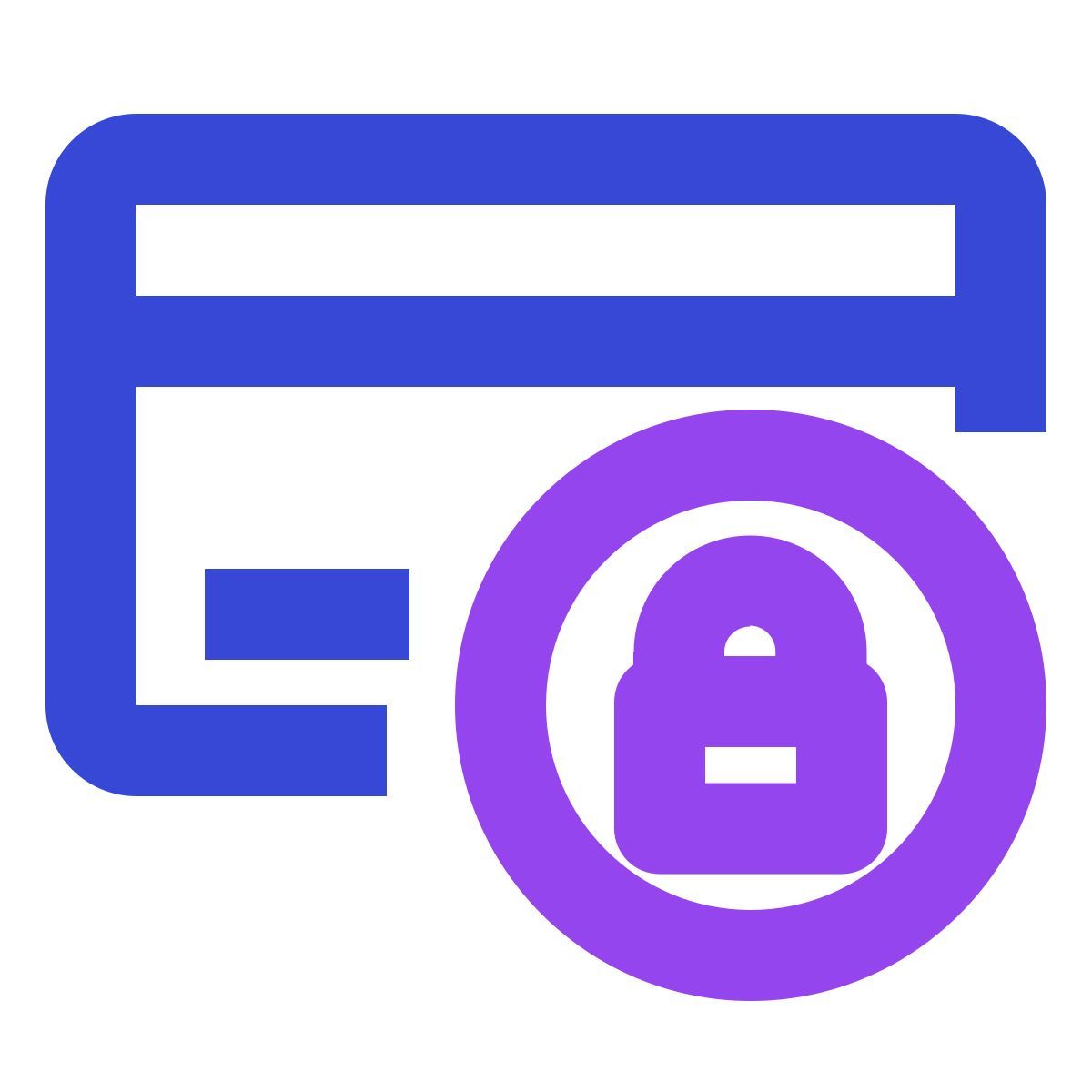 payment lock icon