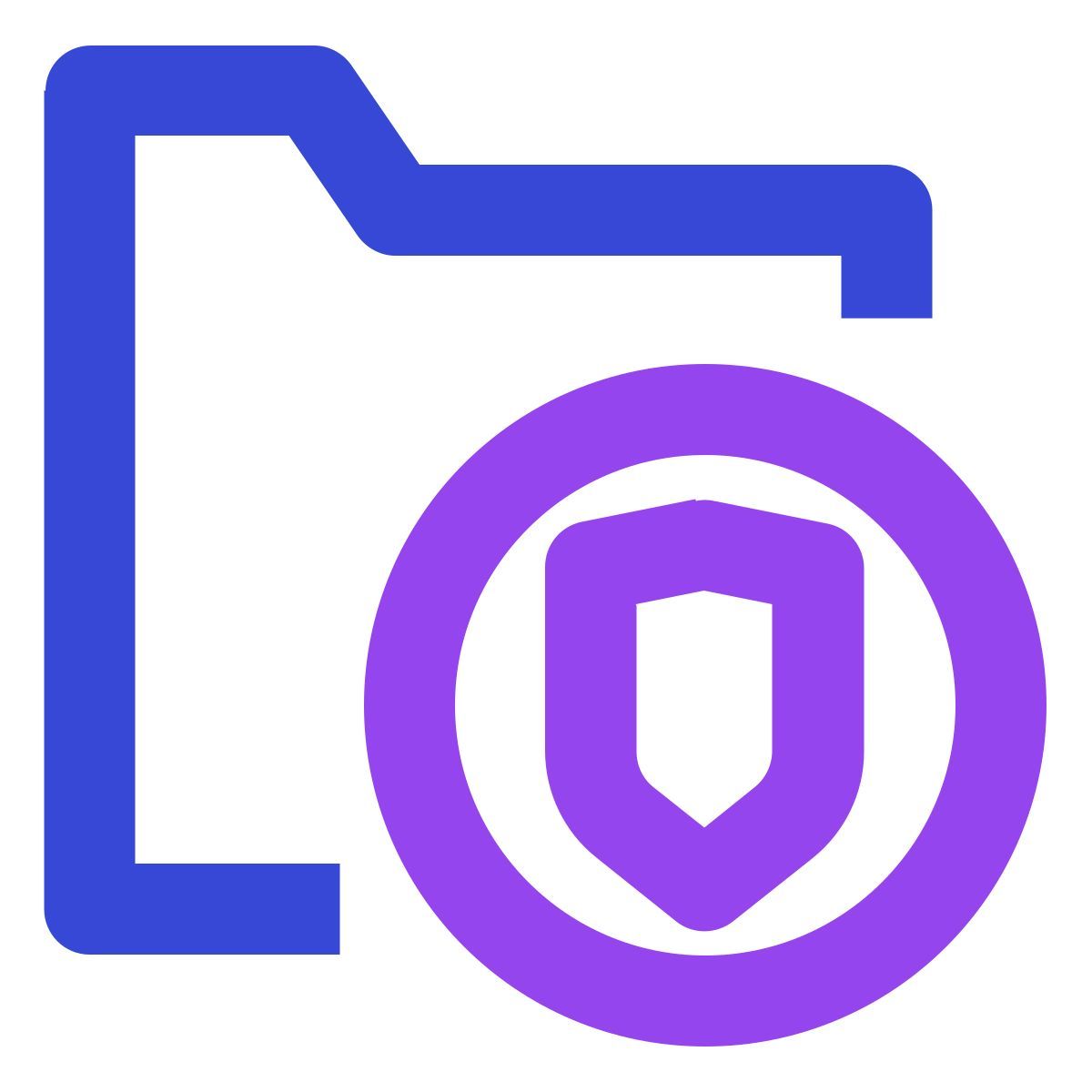 dossier de protection icon