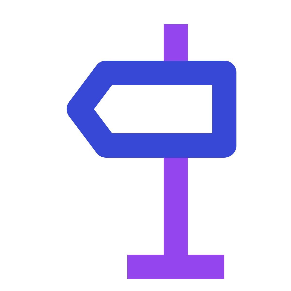 sign left icon
