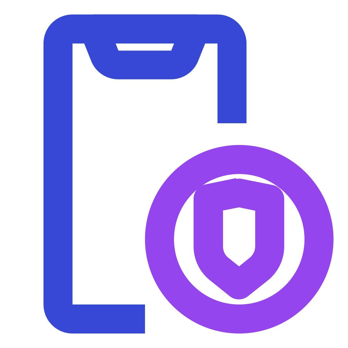 bouclier pour smartphone icon