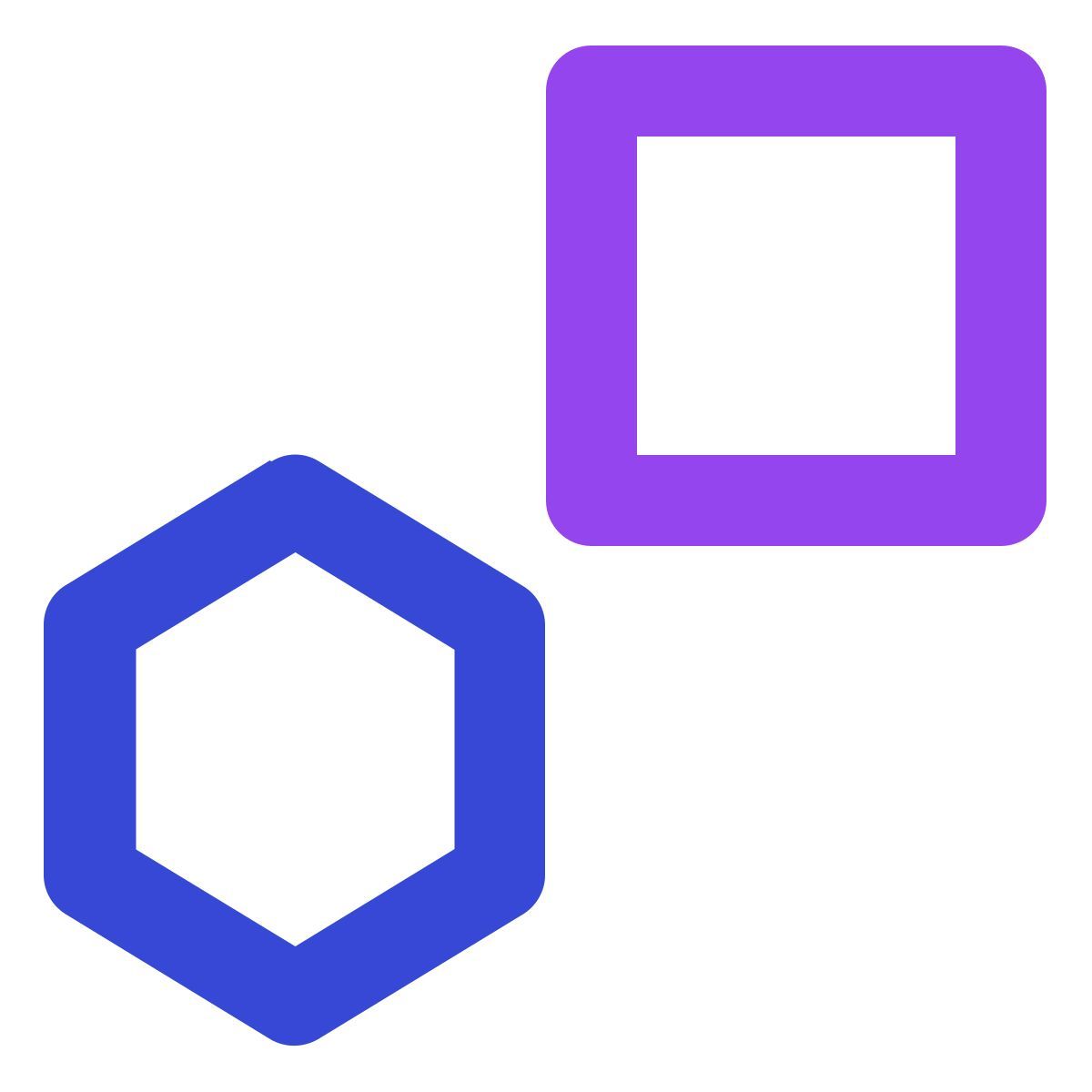 square and polygon icon