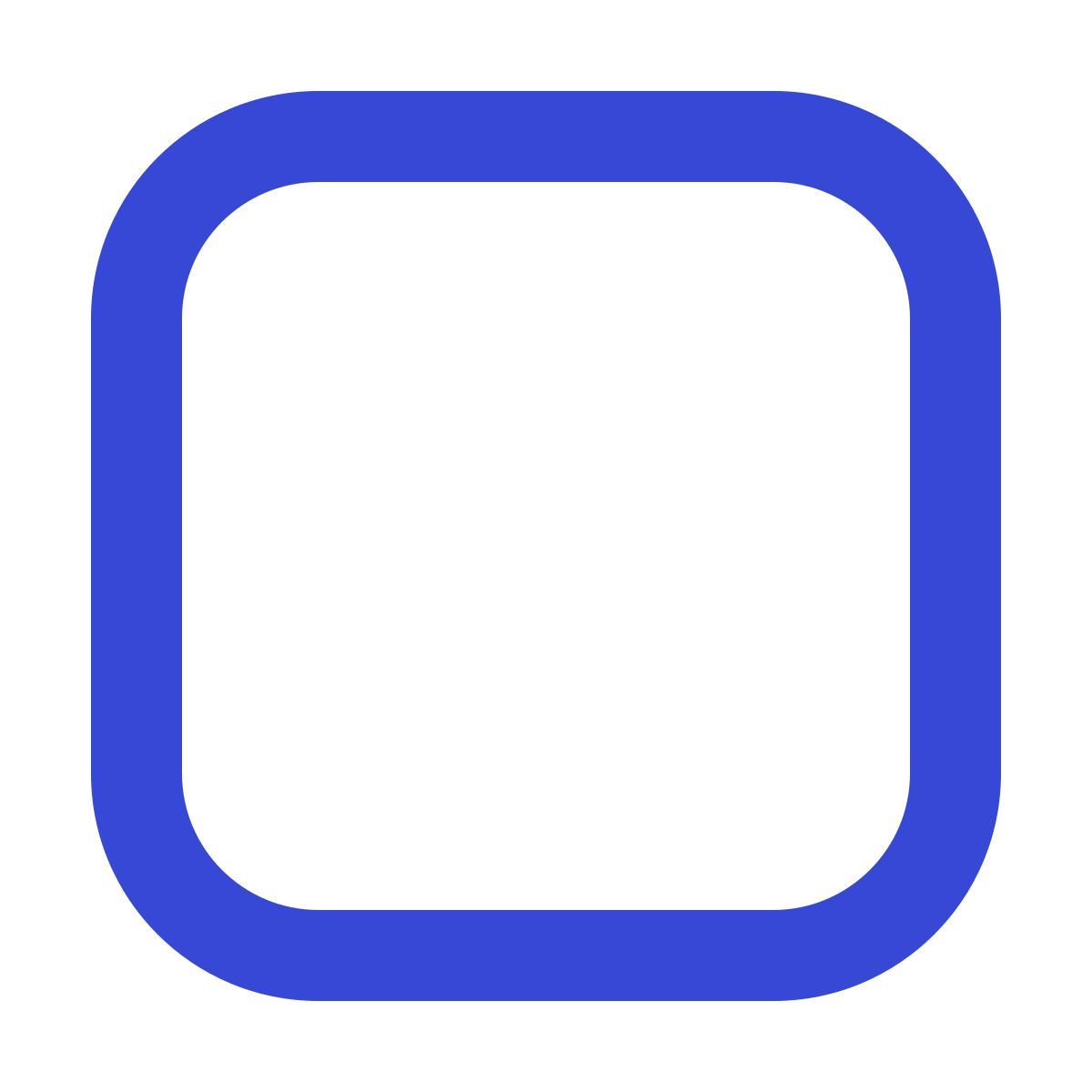 square shape icon