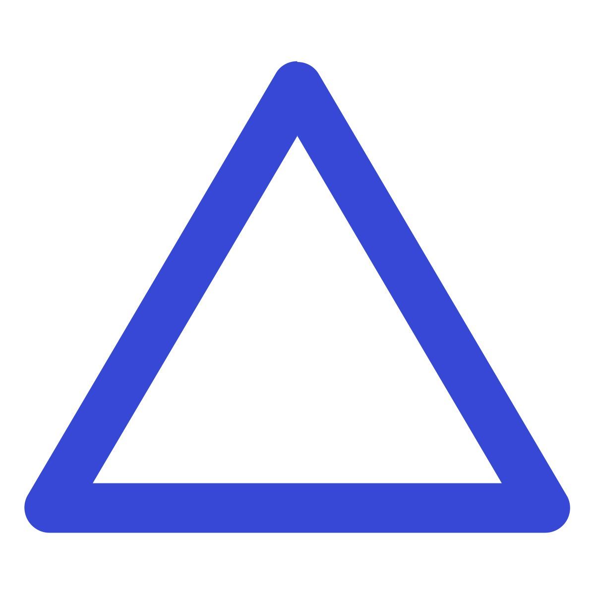 triangle icon