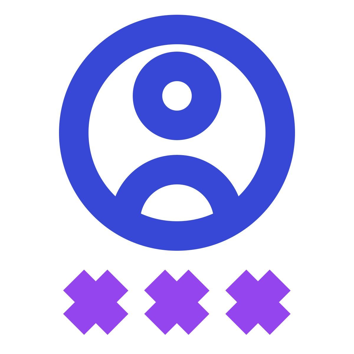 senha do usuário icon
