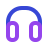 external headphone-multimedia-two-tone-kawalan-studio icon