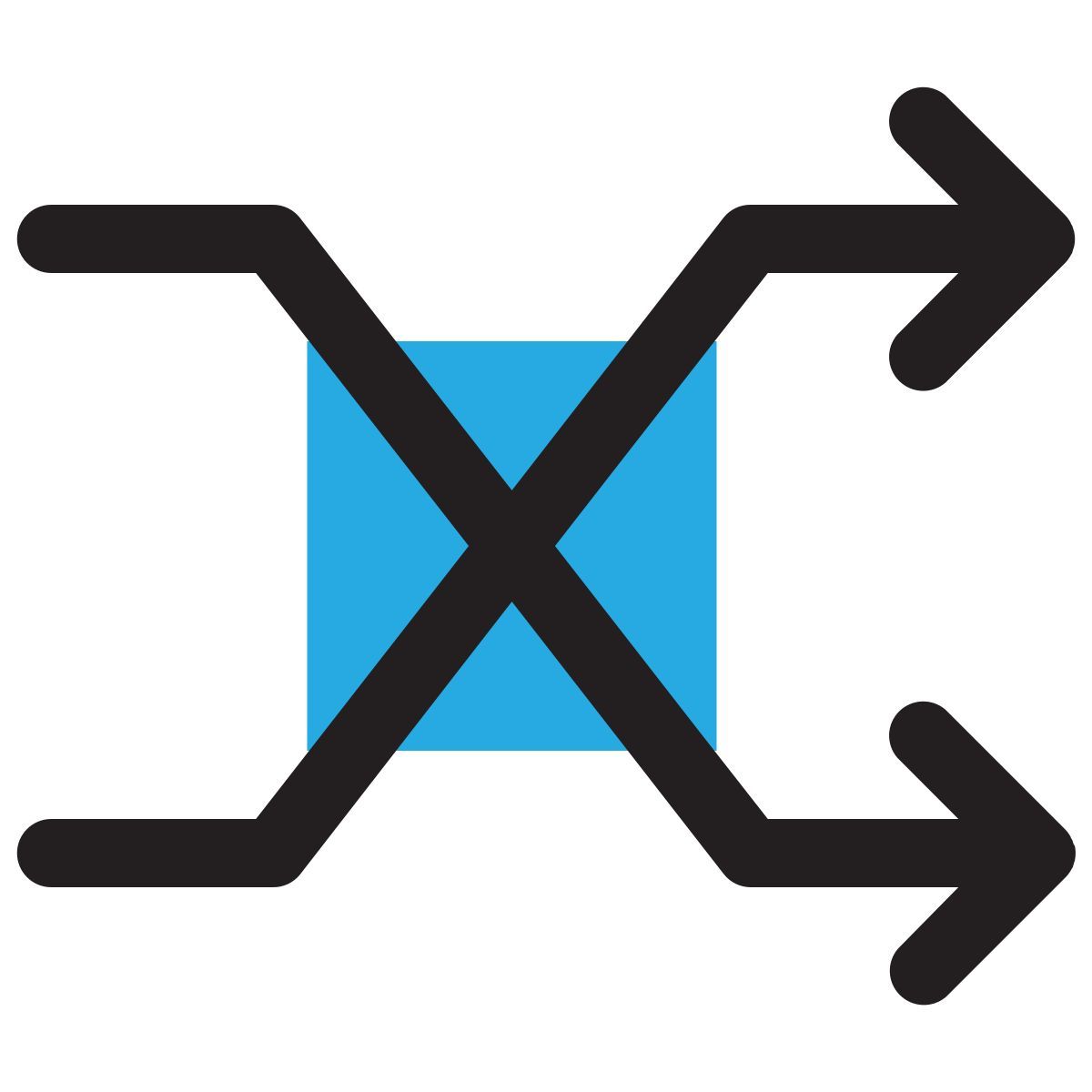 shuffle icon