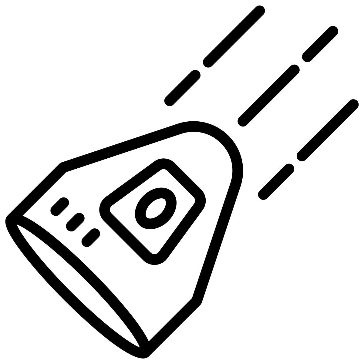 falling meteorite icon