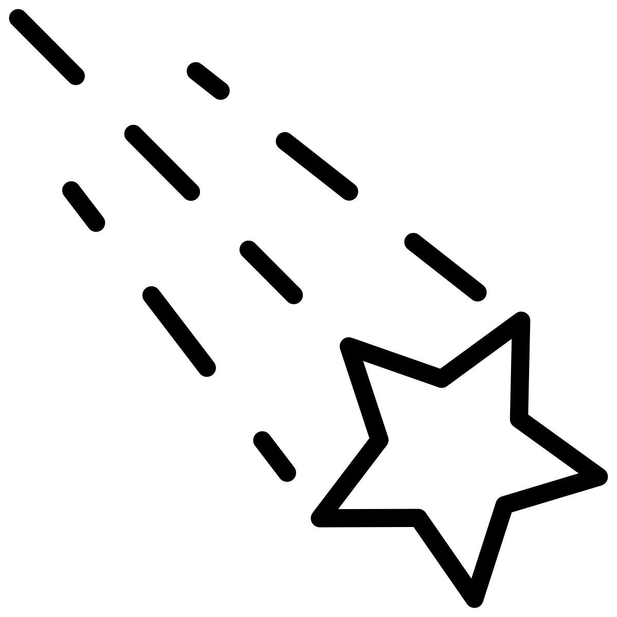 falling star icon