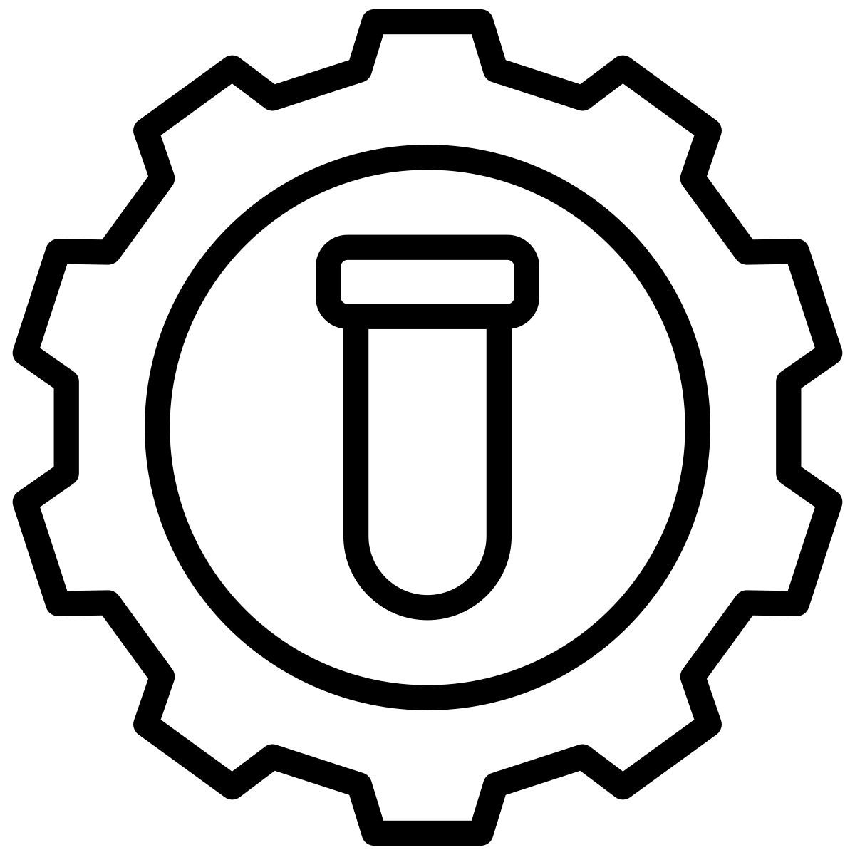 chemical experiment management icon