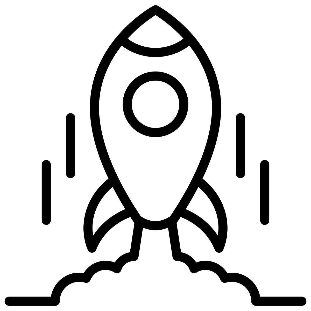rocket launch icon