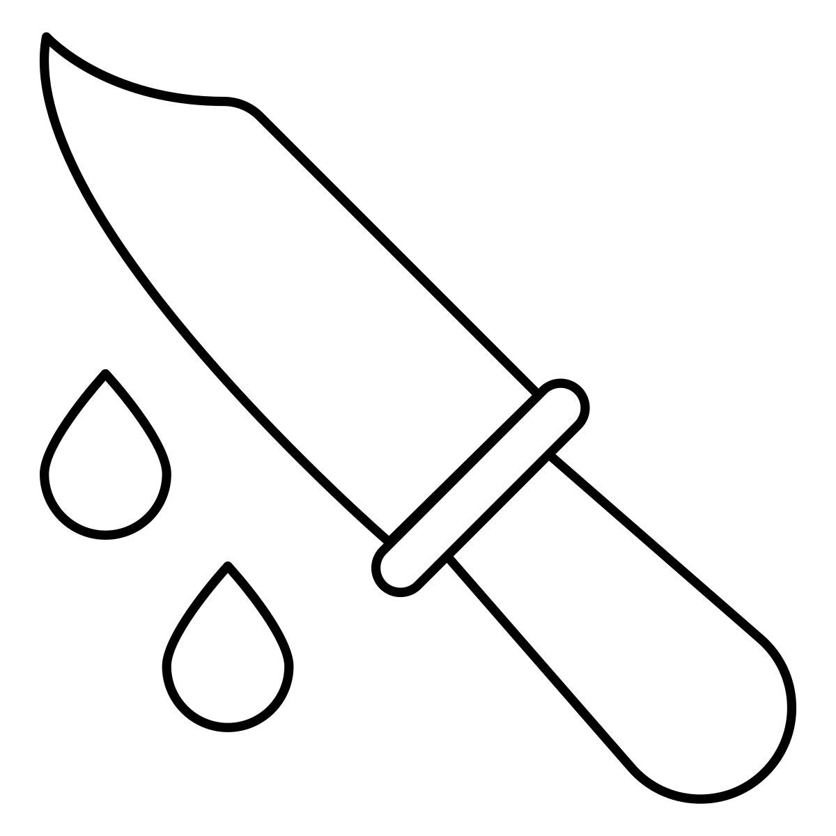 bloody knife icon