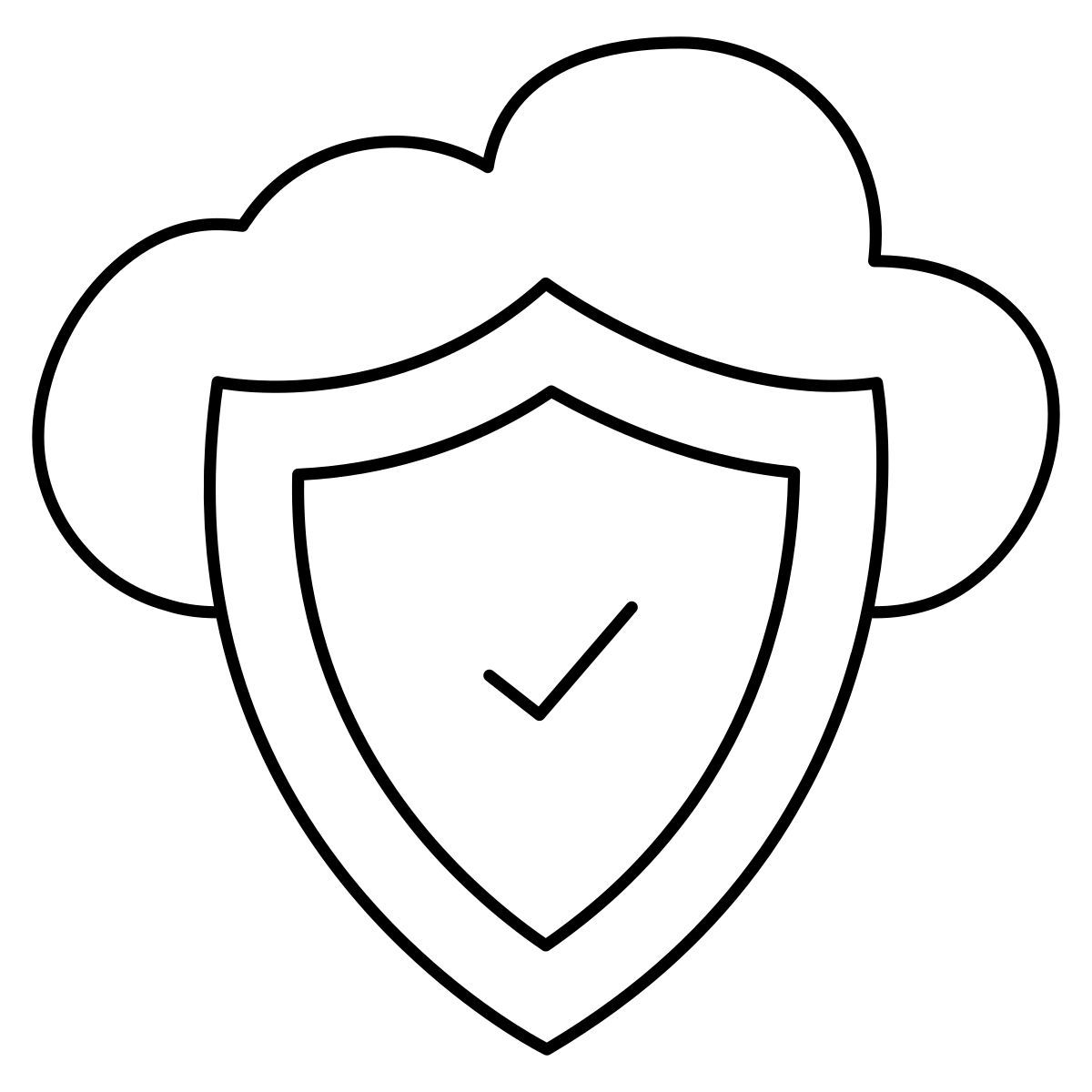 cloud security icon