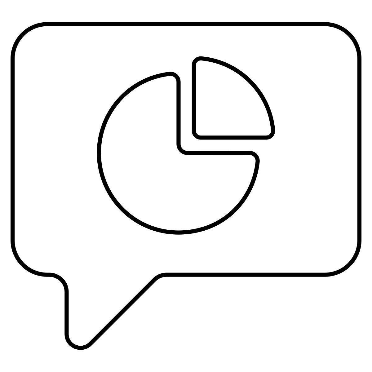 data chat icon