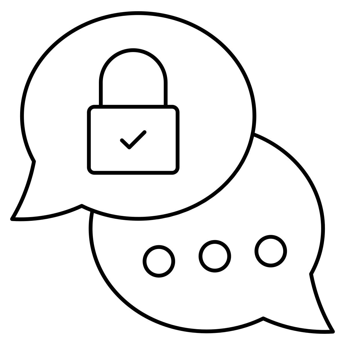 encrypted chat icon