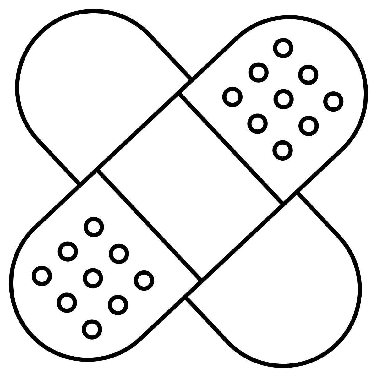 first aid bandages icon