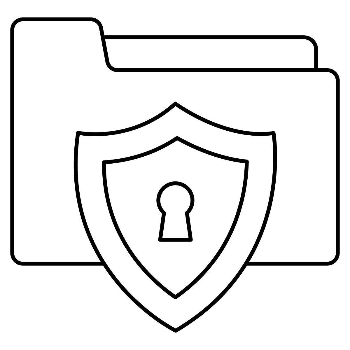 folder security icon