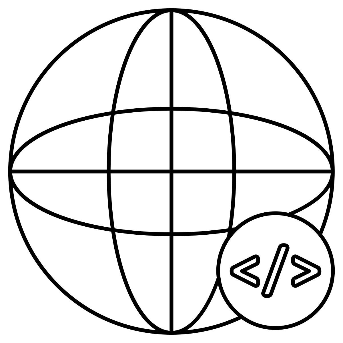 global coding icon