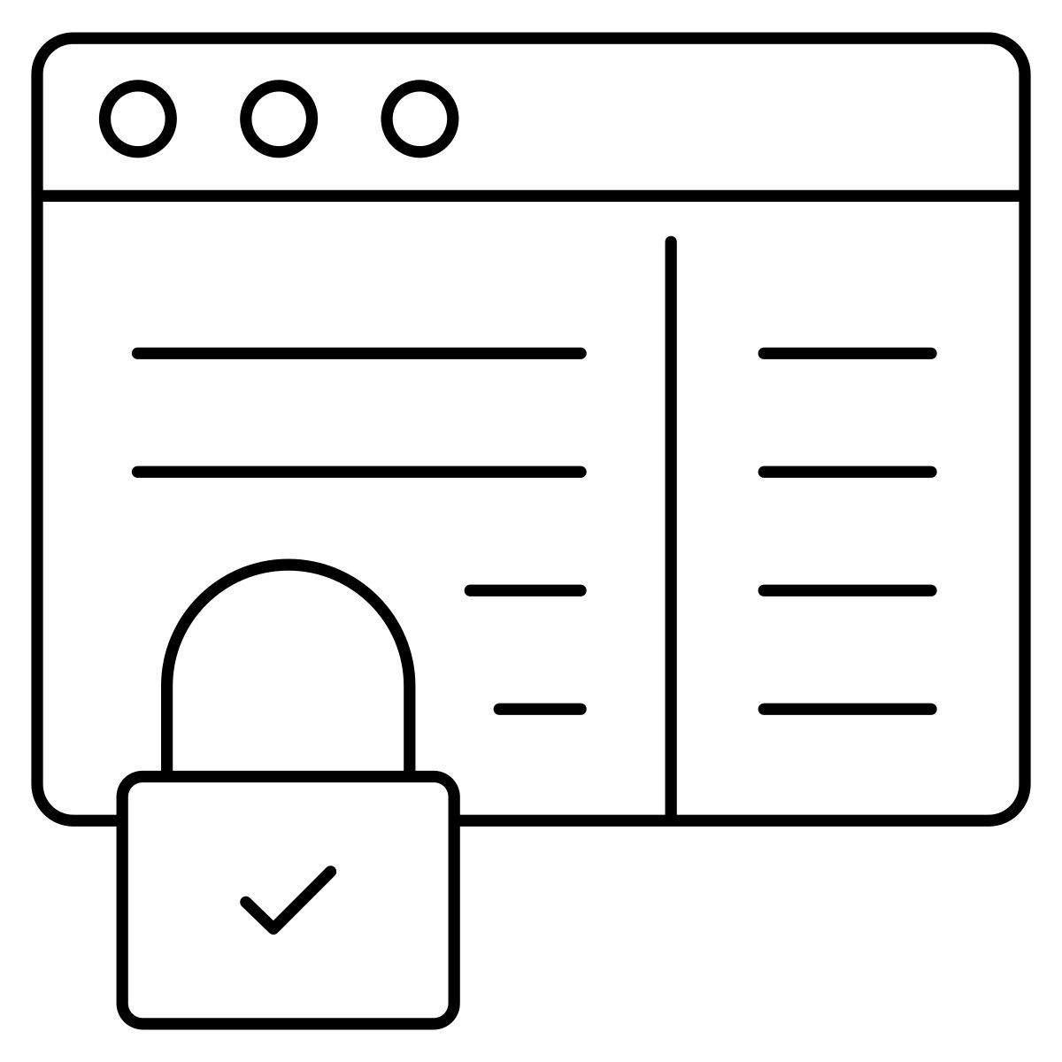locked website icon