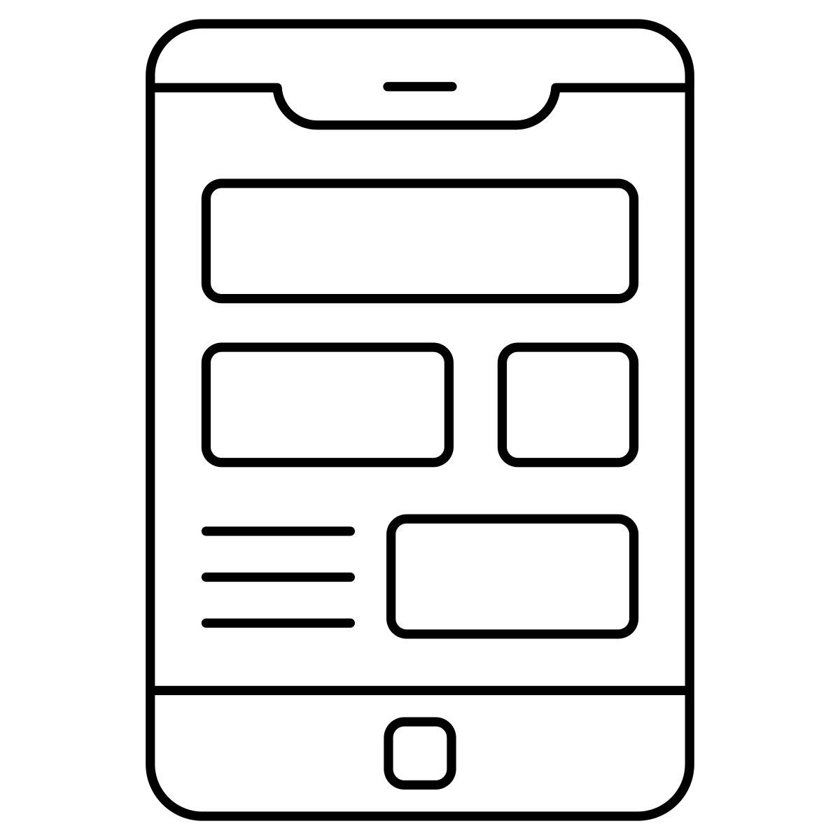 mobile design icon