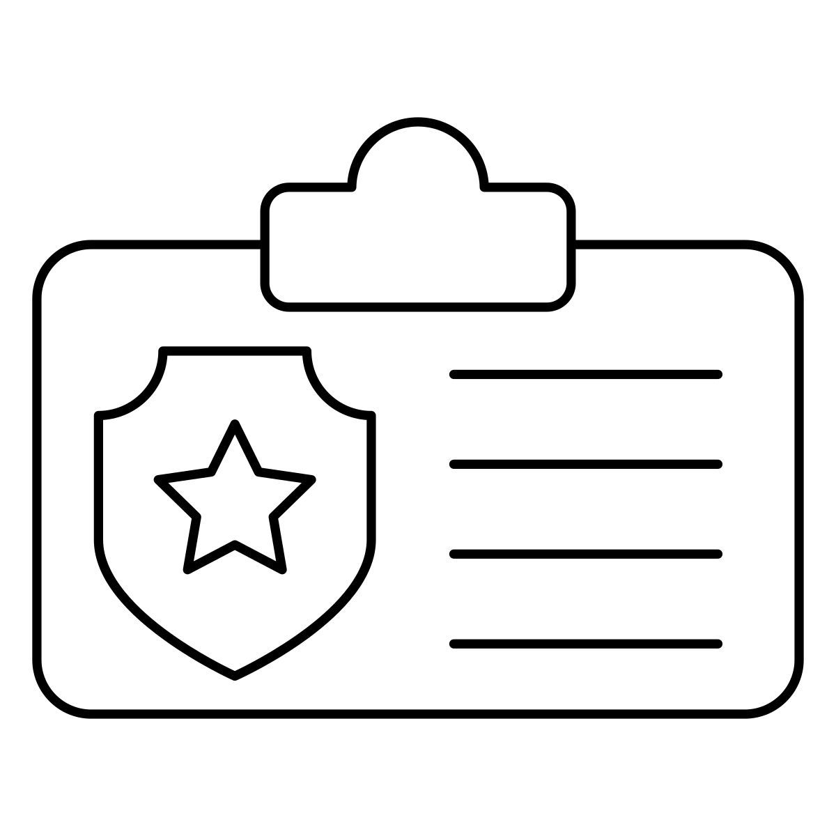 police identity card icon