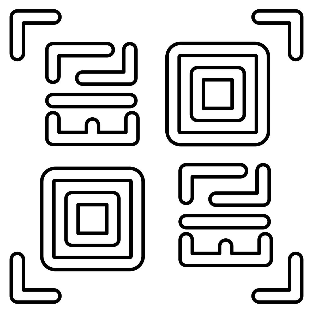 código qr icon