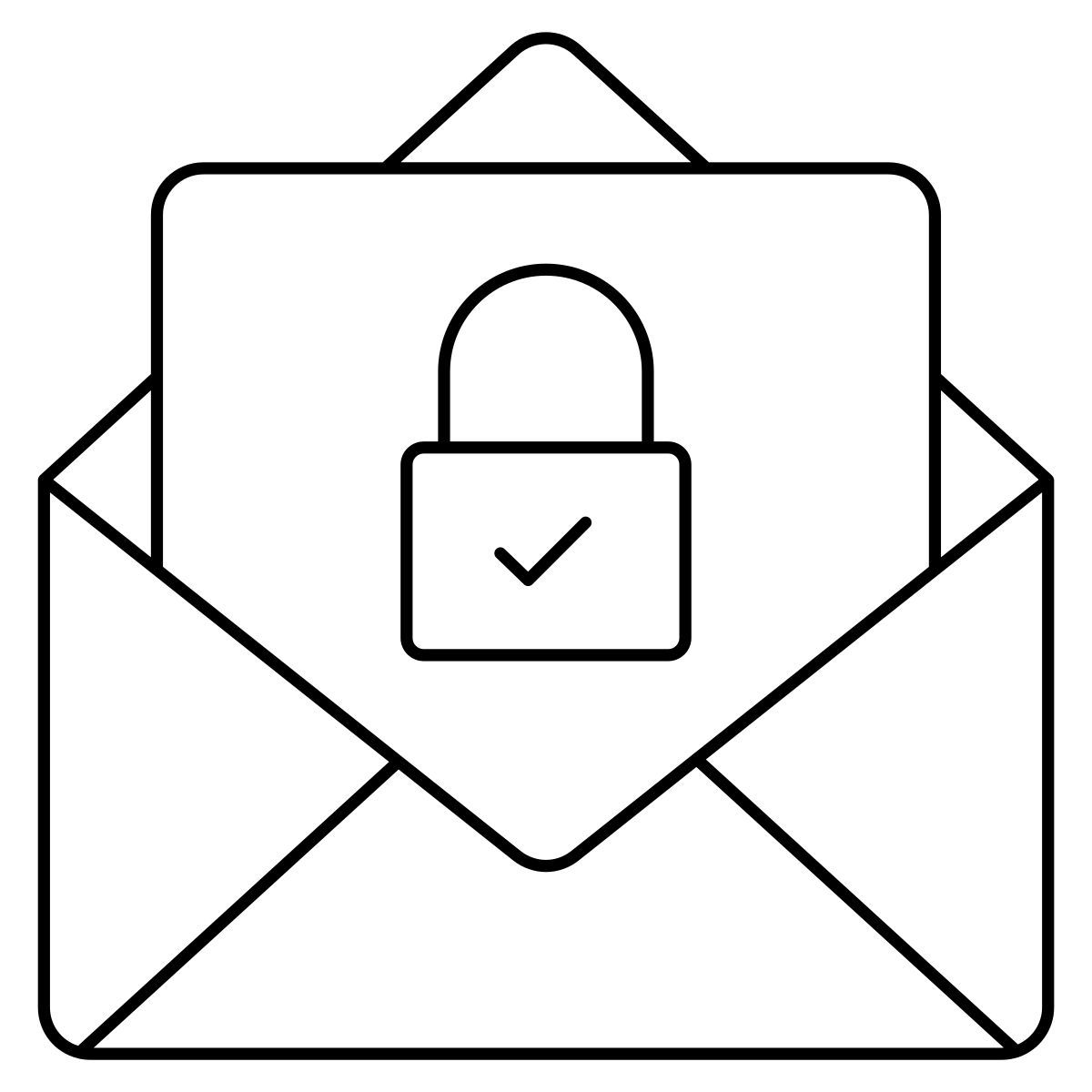 secure mail icon