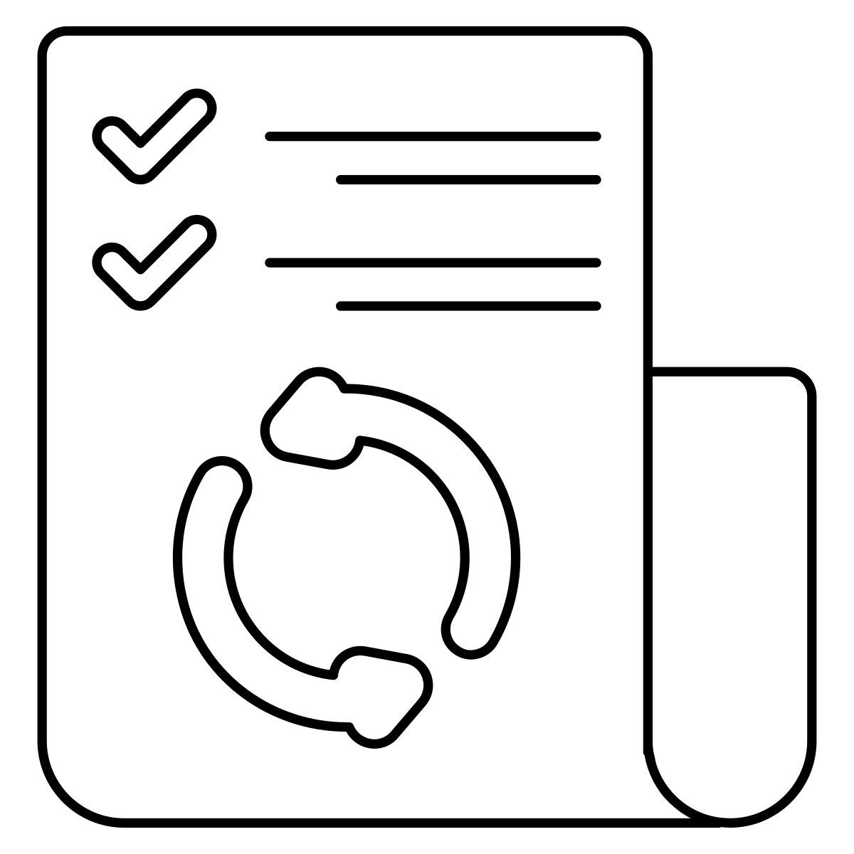 synchronisation de fichiers icon