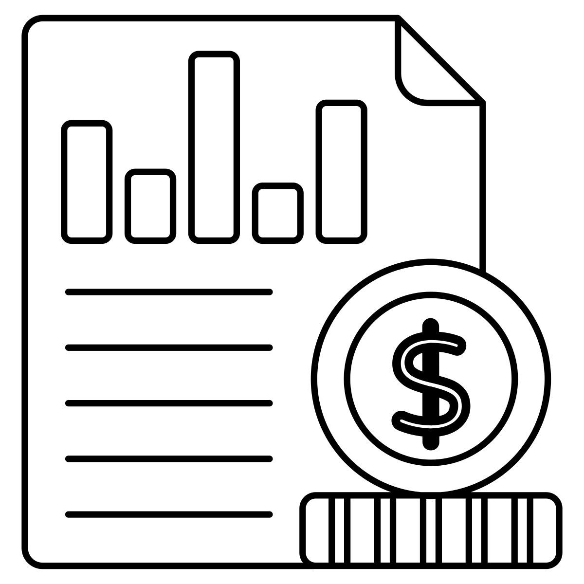 financial report icon