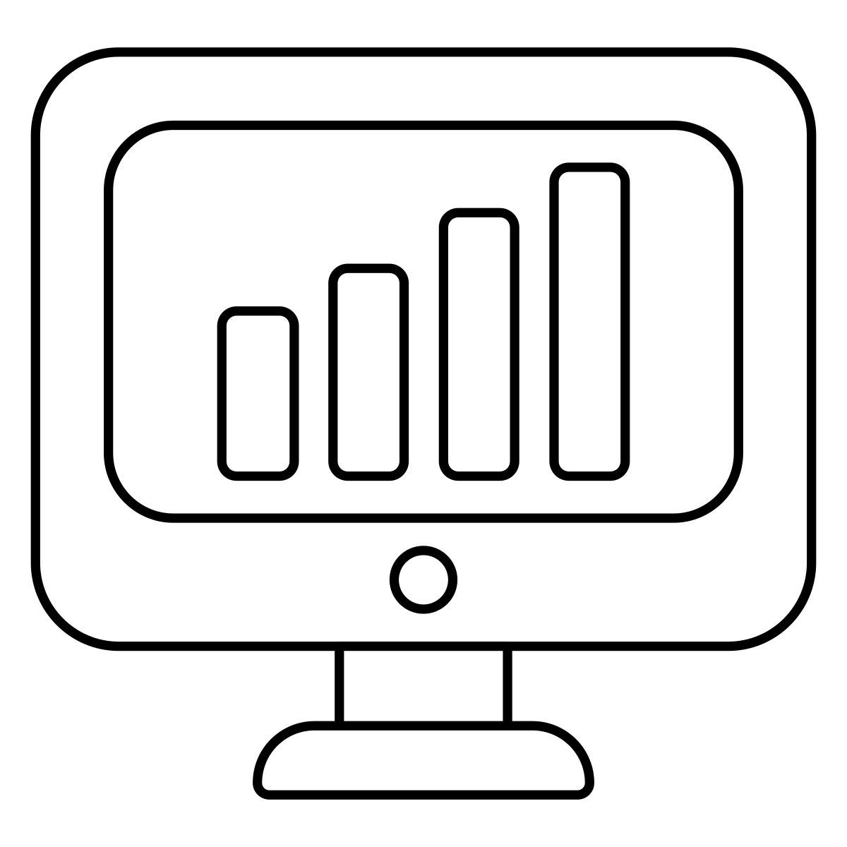 online data analytics icon