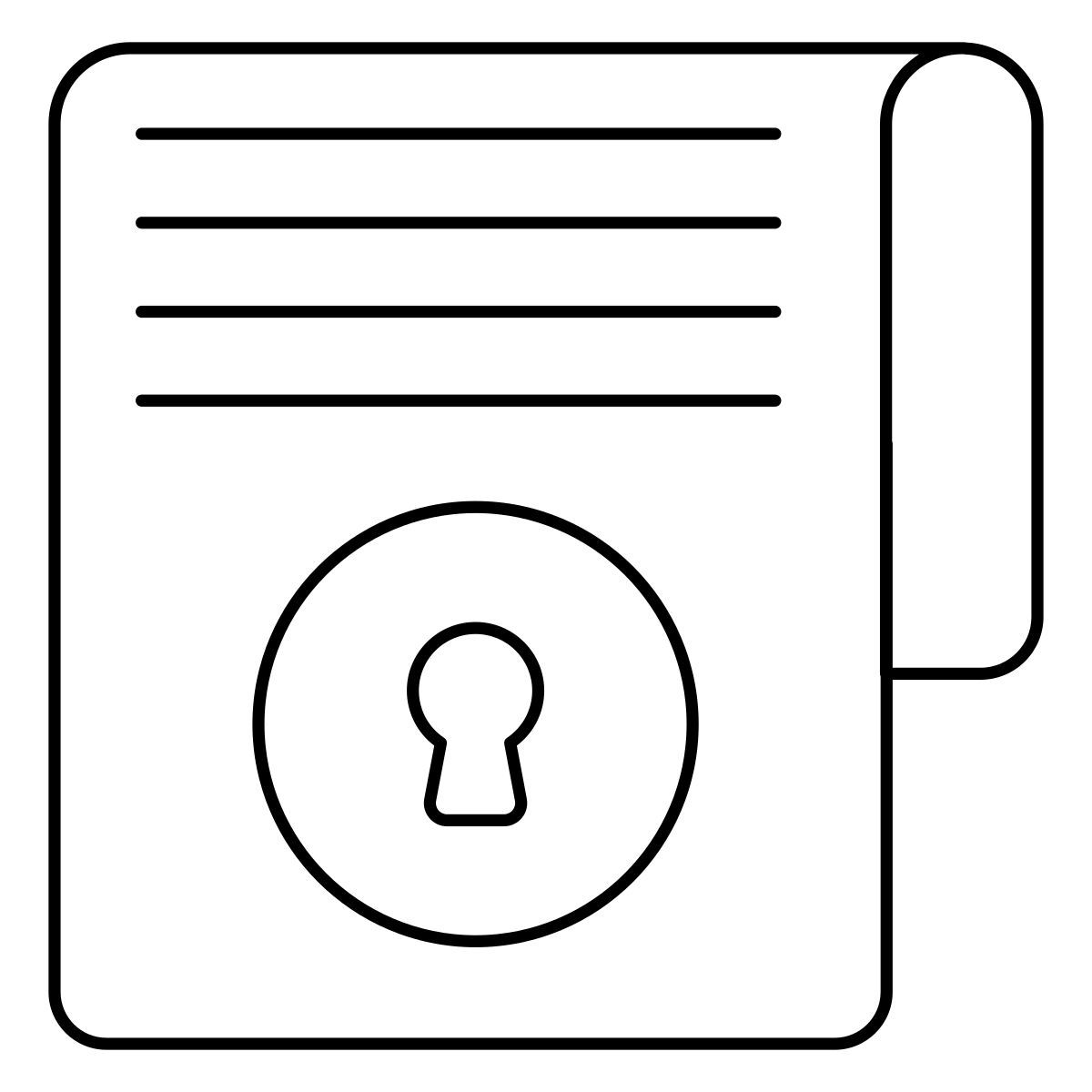 secure file icon