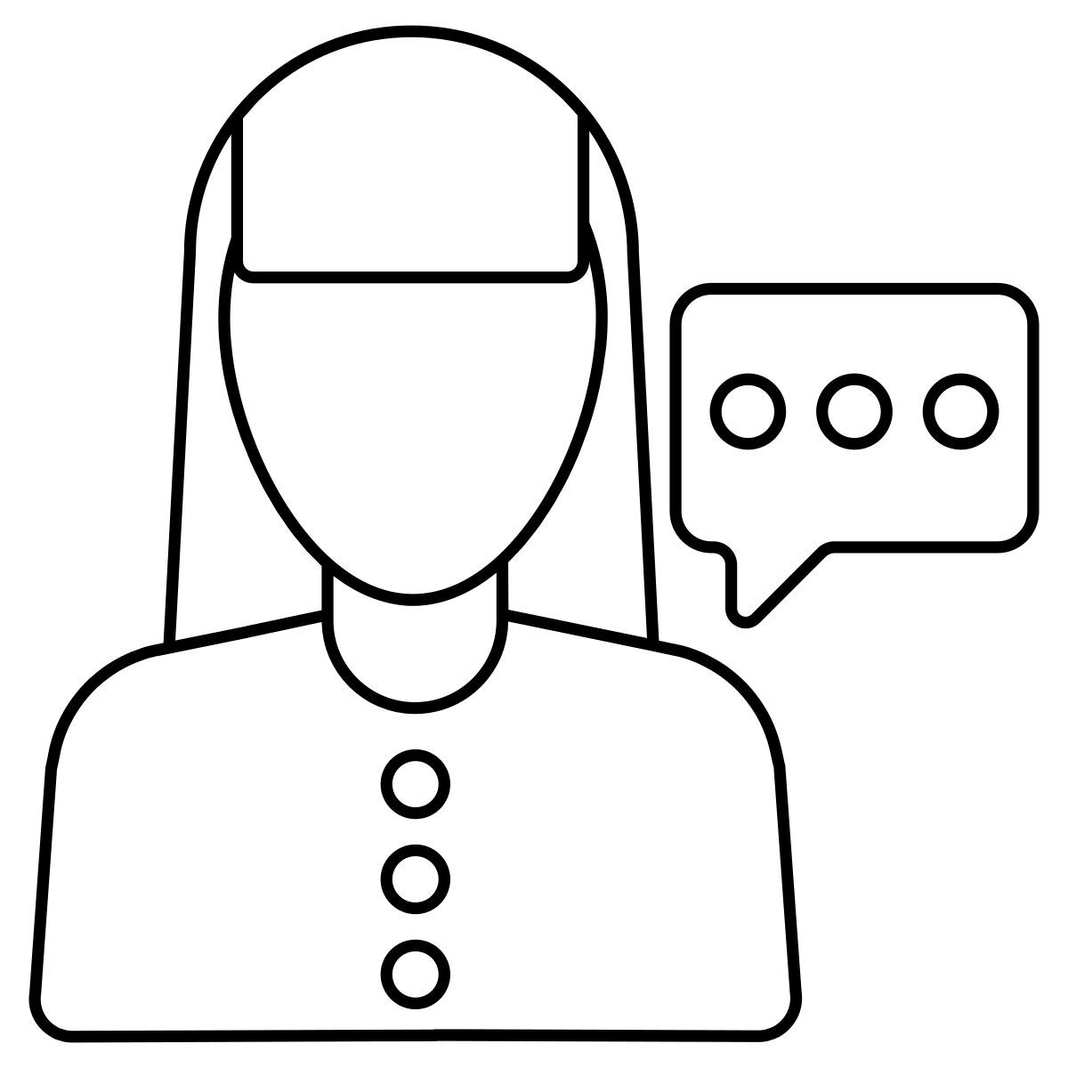 user communication icon