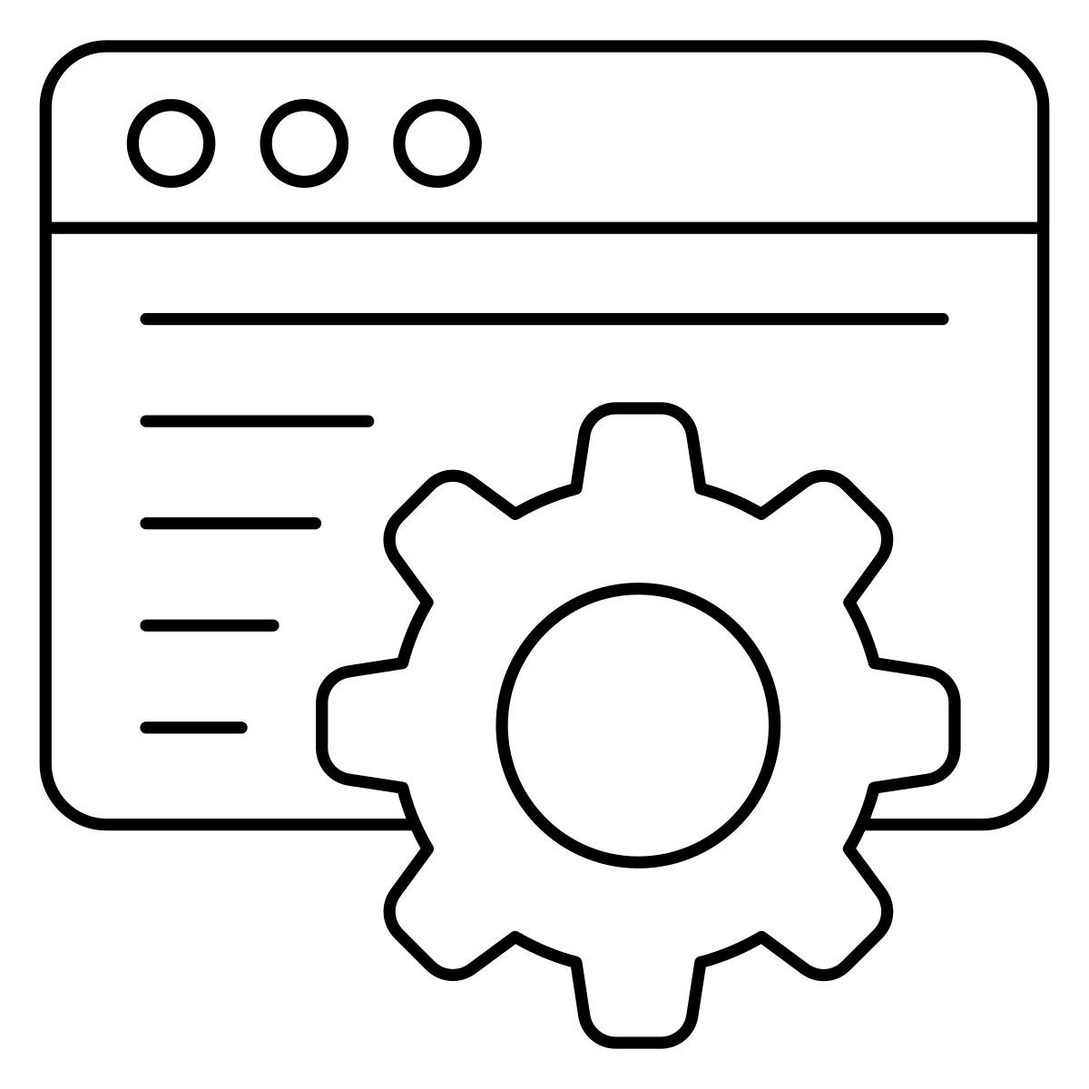 web setting icon