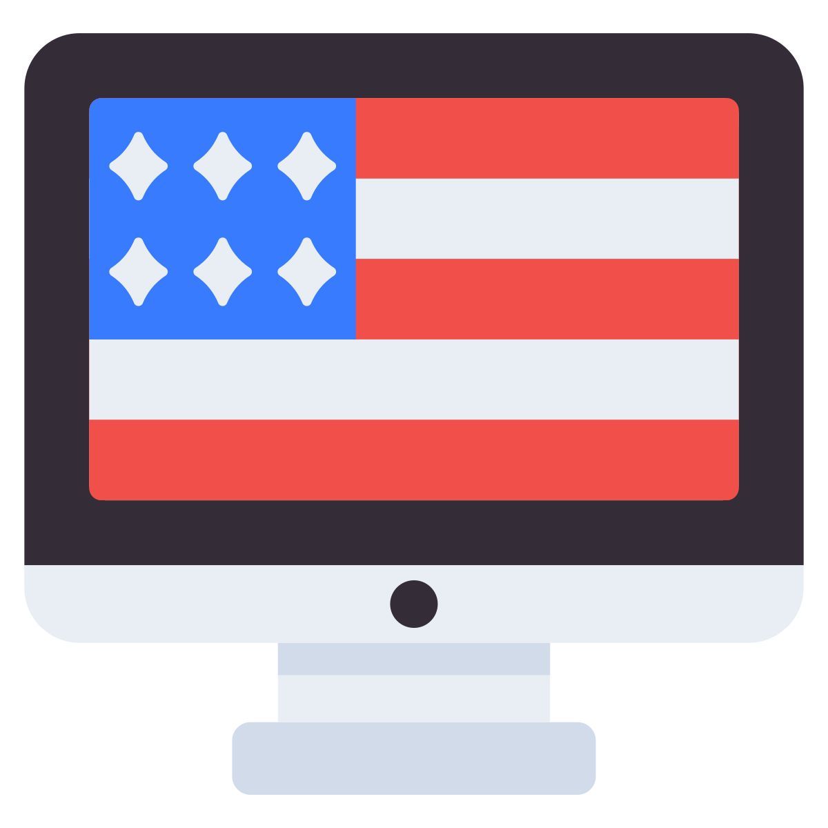 american flag icon