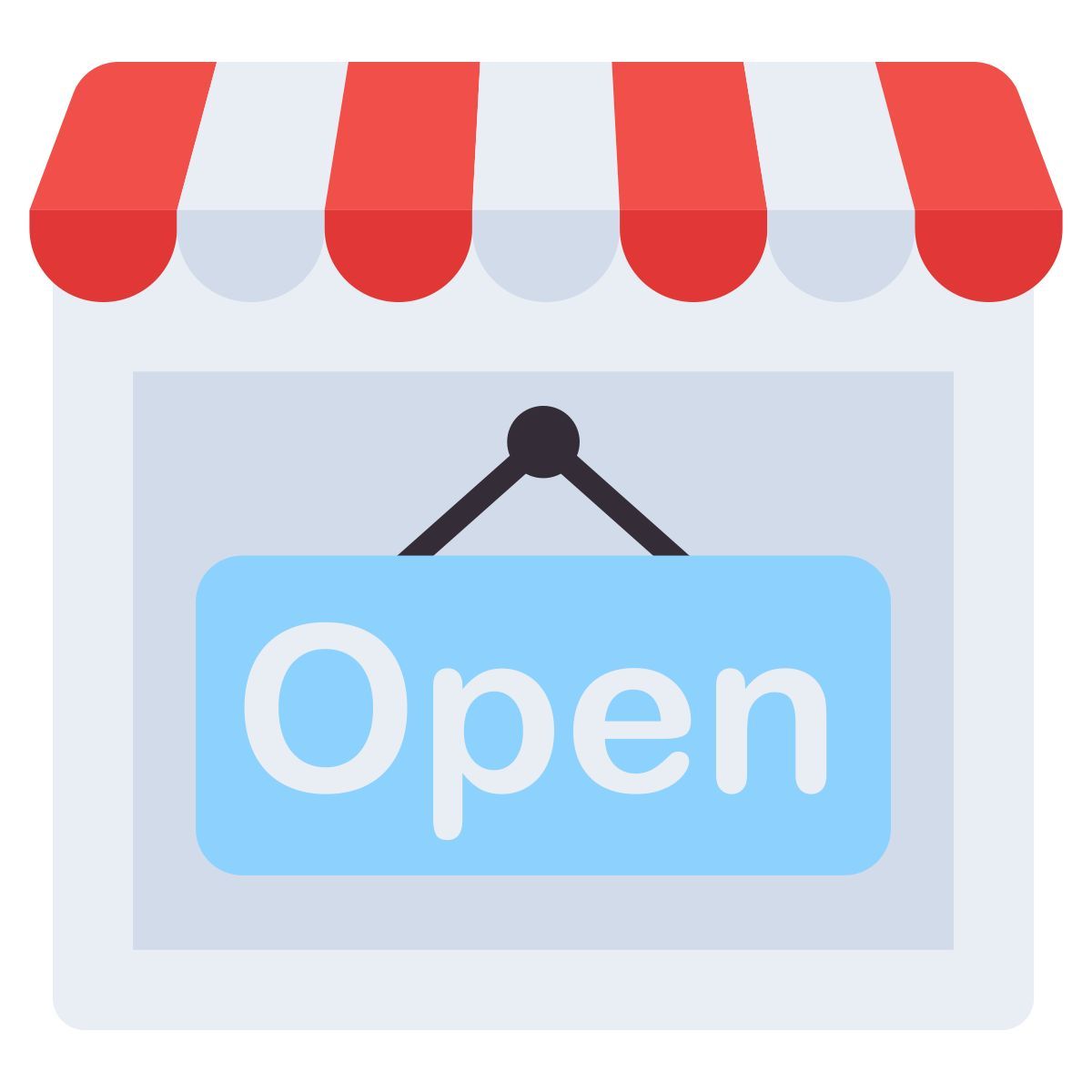 open sign icon