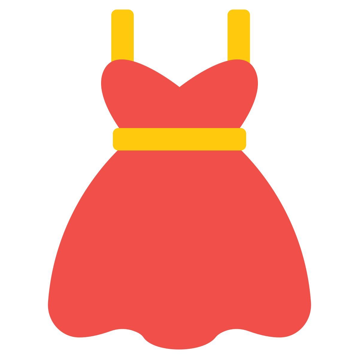 vestido modelado icon