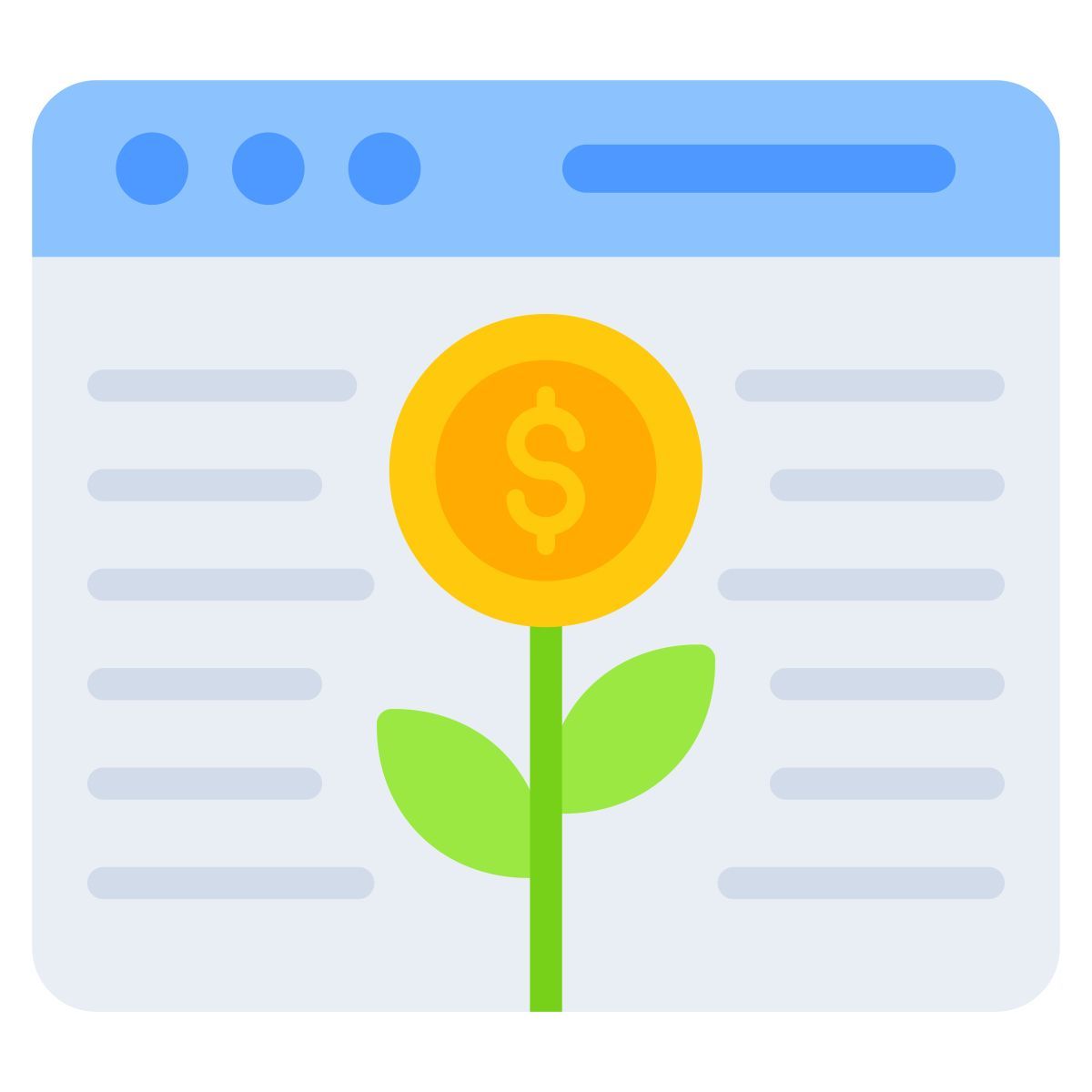 dollar plant icon