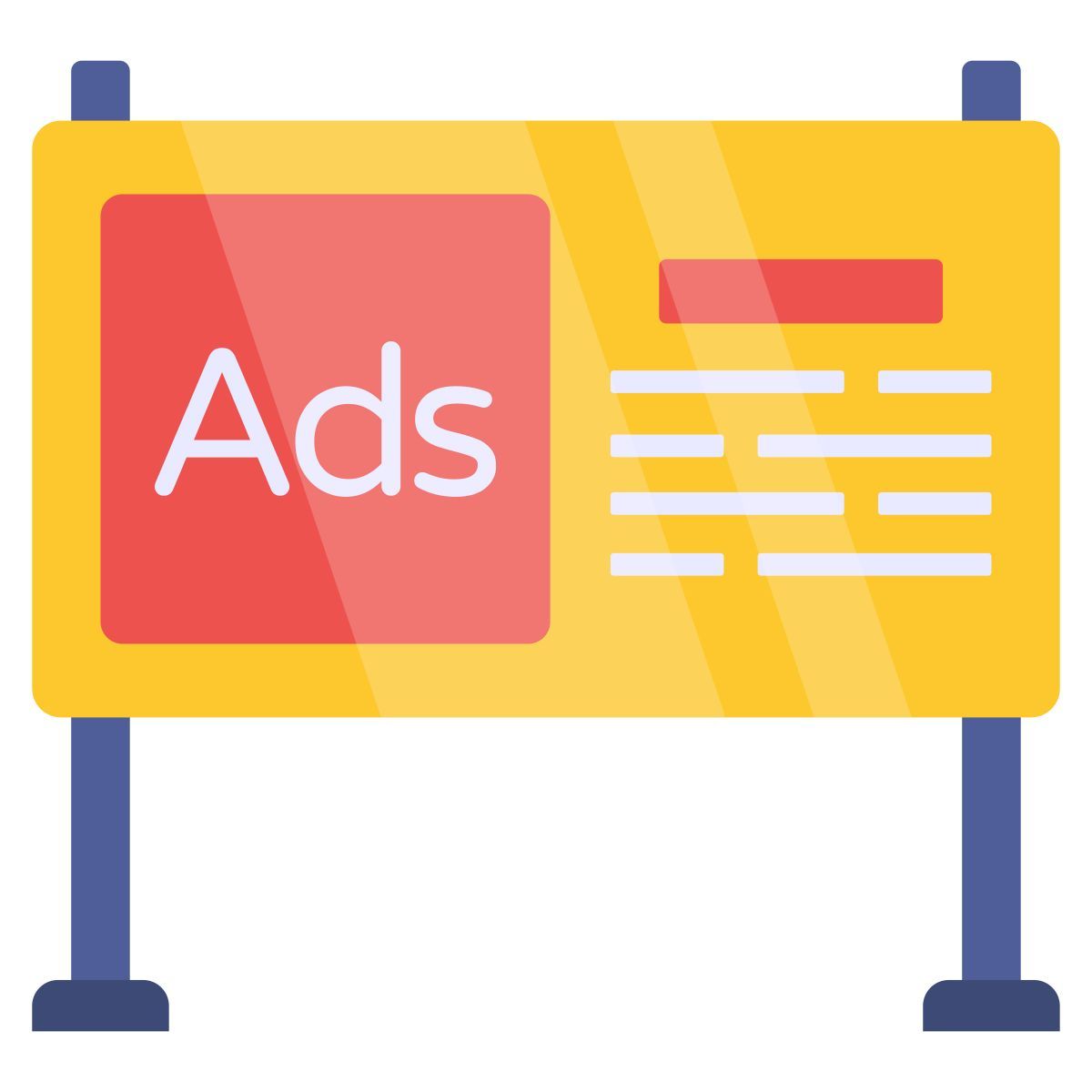 painel de anúncios icon