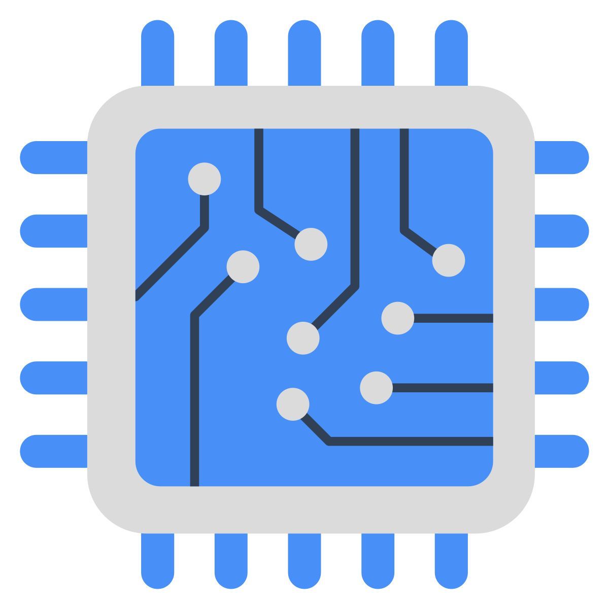 ai processor icon