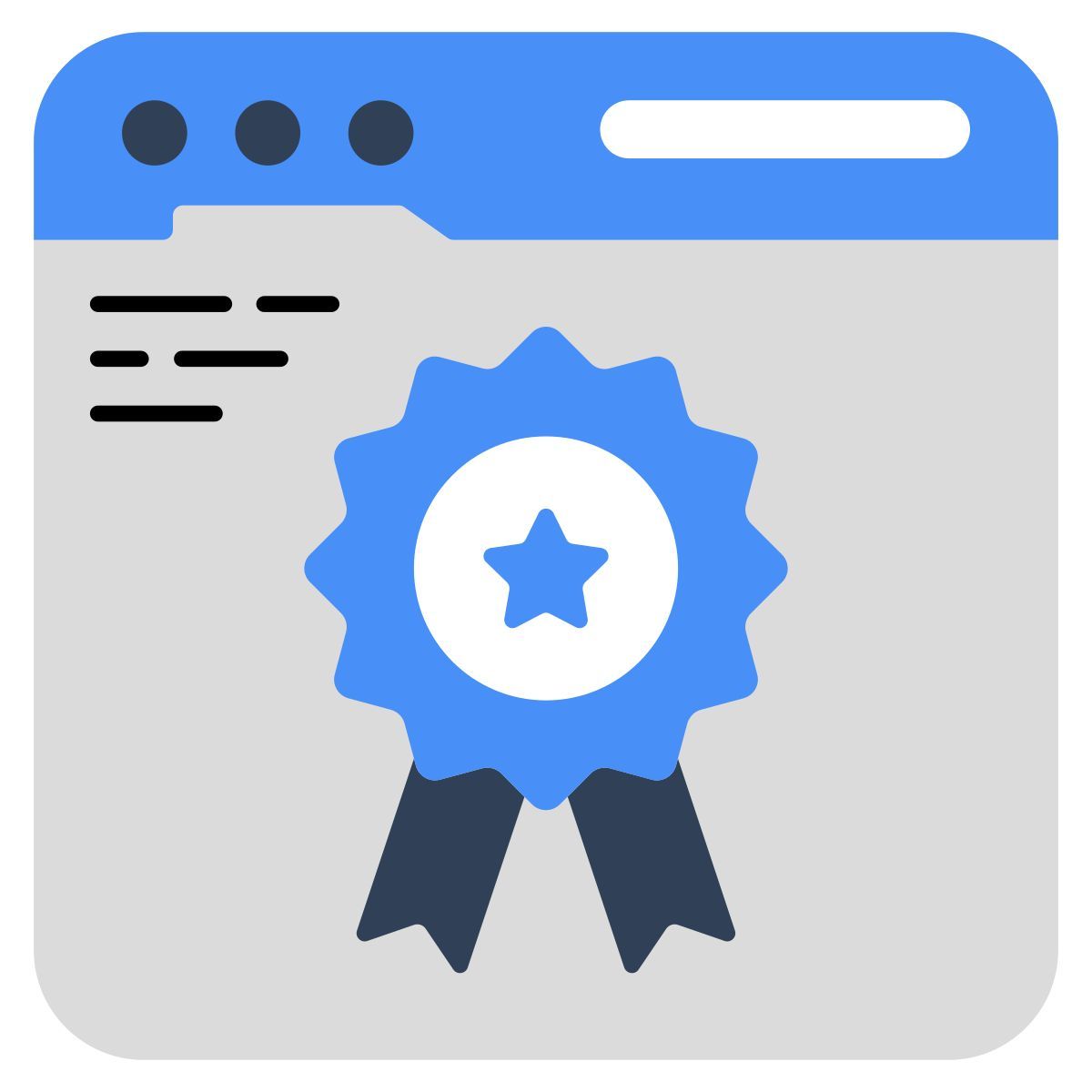 awarded website icon