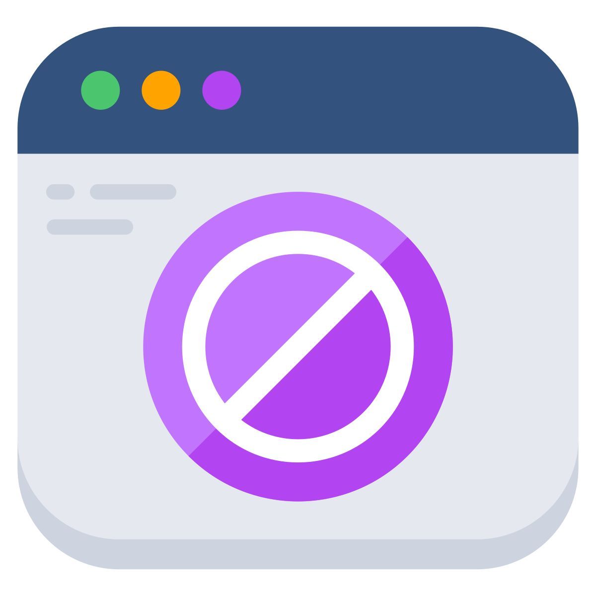 ban website icon