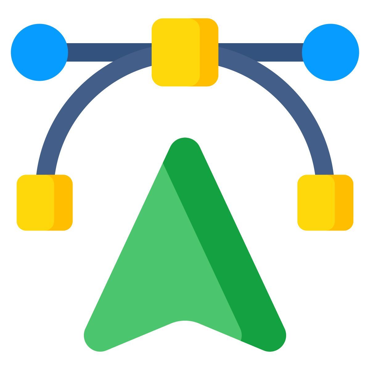 베지어 도구 icon