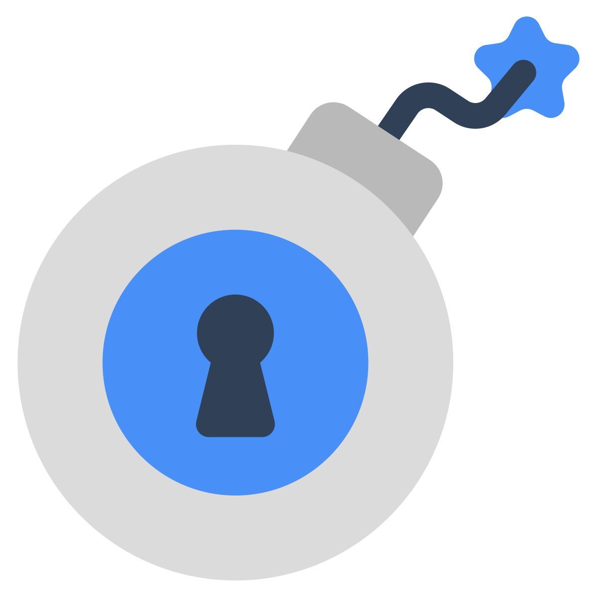 bomb security icon