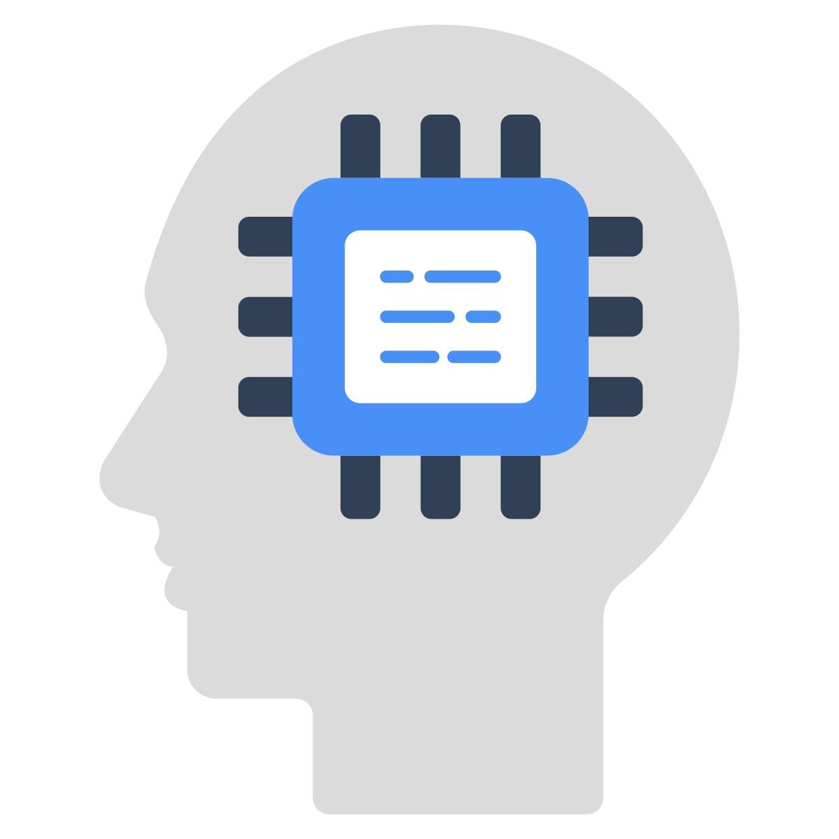 processore cerebrale icon