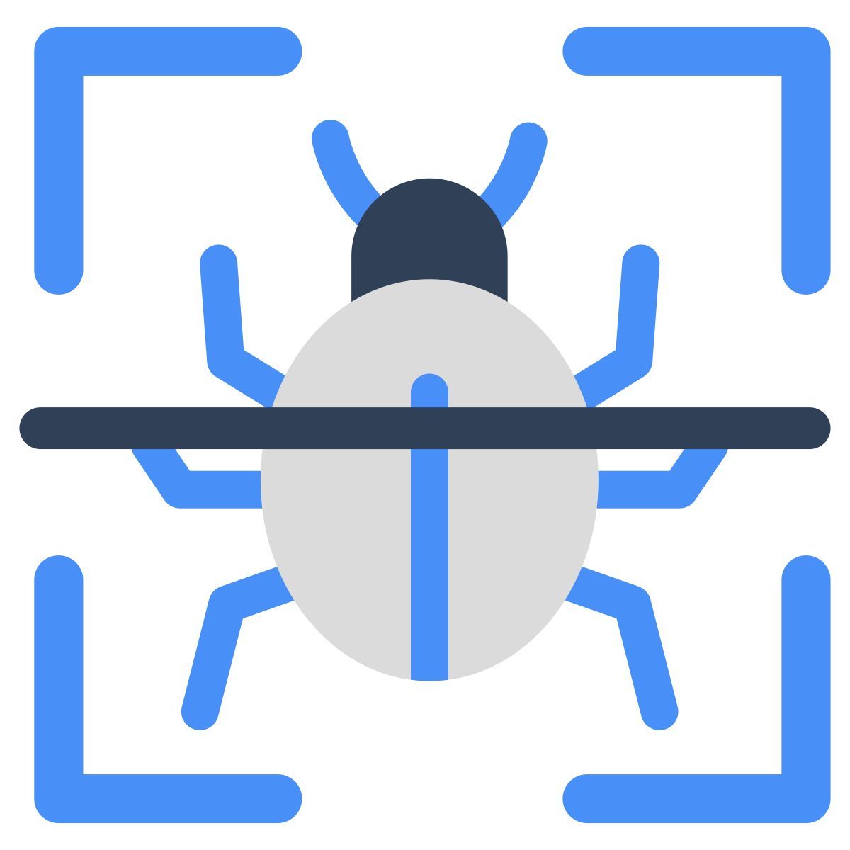 bug scanning icon