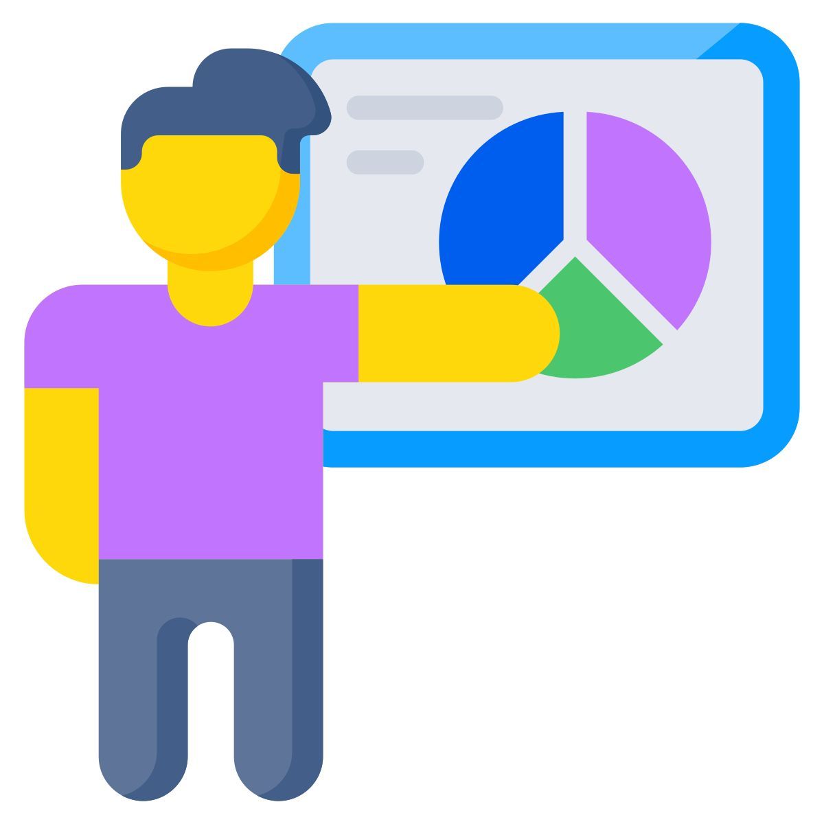 business presenter icon