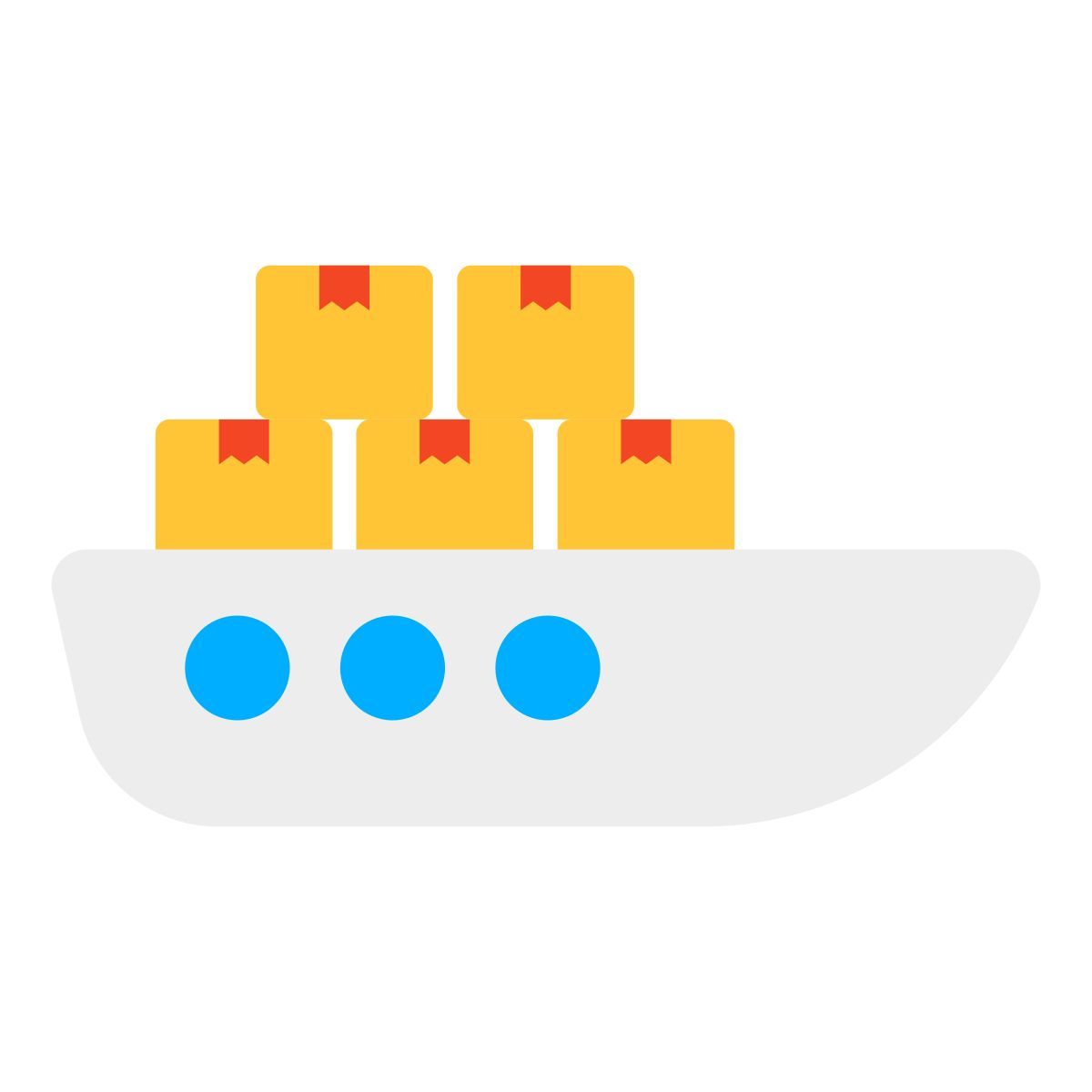 cargo boat icon