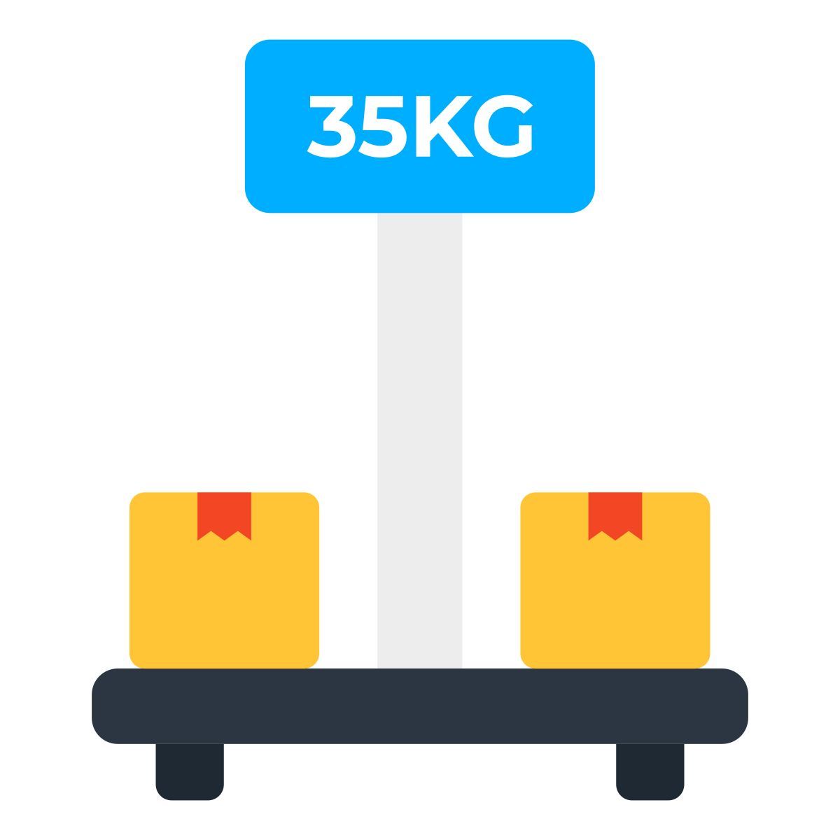 cargo weighing icon