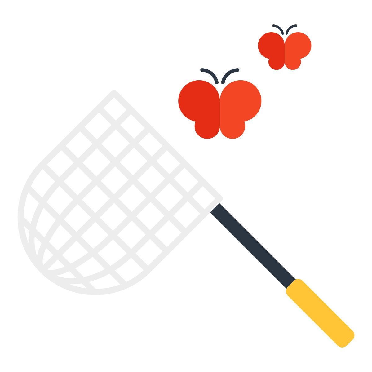 catching butterfly icon