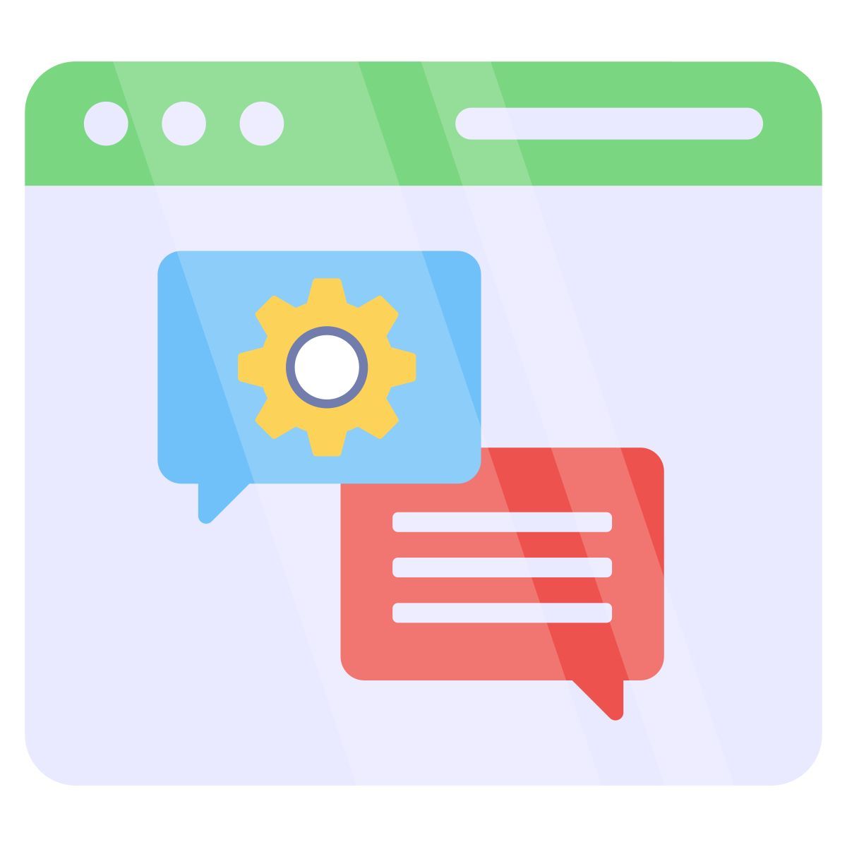 configuración del chat icon