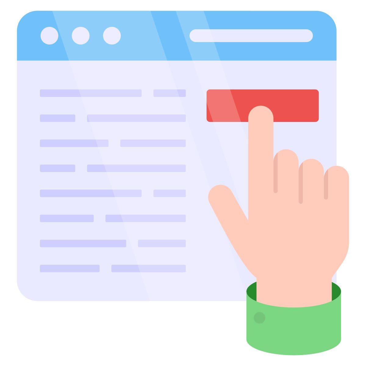 click website icon